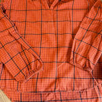 Loft Burnt Orange Plaid Flannel Photo 0