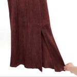 Intermix Connie Sleeveless Suede Dress Dark Red 6 Photo 2
