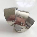 Topshop BTS  Forever 21 NIB Silver armor ring size 7 Photo 0