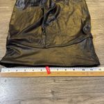 Spanx Black Faux Leather Pleather Shorts Size Small Photo 4