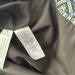 Loft |Black, Blue and White Geometric A-Line Skirt sz 8 Photo 6