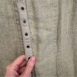 Flax  Linen Snap Front Jacket Size Medium Photo 11