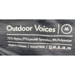 Outdoor Voices  TechSweat Flex Leggings Womens M Black Cropped Activewear Stretch Photo 8