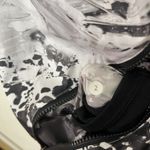 Lululemon Miss Misty II Jacket Women’s Size 2 Black White Print Packable Hooded Photo 11