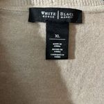 White House | Black Market Sweater Womens XL Beige Wool Blend Cowl Neck Stretch Photo 6
