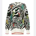RTR Philosophy di Lorenzo SerafiniAnimal Print Oversized Sweater zebra thick 6 Black Photo 1