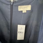 Loft  dress size 8 navy yellow daisies floral sleeveless fit and flare shift NEW Photo 6