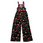 No Boundaries  Jr's Holiday Cat Jumpsuit Stretch Velvet, Sz 1 Photo 7