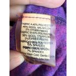 Title Nine Title‎ Nine Purple Wool Blend Zip Up Jacket Athletic Fleece Lined Size Small Photo 2