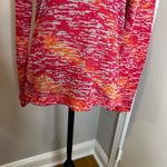 Energie  Orange Pink Waffle Print Longsleeve Top. Yoga. Stretch. Soft. Comfy. XL. Photo 11