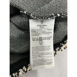 Banana Republic Womans Bananna Republic XS Black Short Sleeve Tweed Shirt Pullover Photo 3