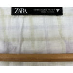 ZARA  Floral V Neck Puff Sleeve Ruched Dress Size XS Cottage Picnic Romantic Date Photo 4