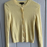 Banana Republic  Merino Extra Fine Wool Cardigan Butter Yellow Women’s Size S Photo 0