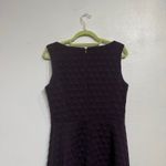 DKNY Eggplant Mini Fit Flare Dress Sz 10 Photo 7