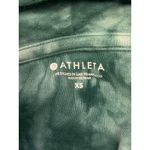 Athleta  Hoodie Womens XS Teal Blue Tie Dye Kangaroo Pocket Style 661691-00 Soft Photo 4