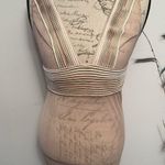 La Perla Silk Mesh Lingerie Slip Size S V-Neck Sheer Beige Sexy Intimate Boudoir Photo 0