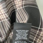 Torrid  Stretch Twill Fitted Vest Elation Plaid Deep Black Tan Vest Button Up NWT Photo 8