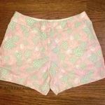 Vineyard Vines Pineapple Print midi chino cotton twill shorts size 4 Photo 7
