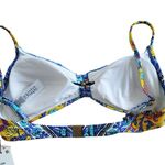Nanette Lepore Nanette Leopore Swim Multicolored Floral Bikini Top NWT Photo 5