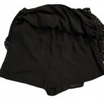 ZARA NEW Skort XL Extra Large Black White Peasant BOHO Mini Polka Dot Tiers Photo 2