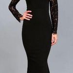 Lulus ‼️ Whenever You Call Black Lace Maxi Dress‼️ Photo 0