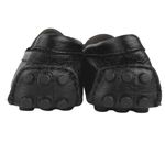 Coach  Napoleon Black Leather Slip On Penny Loafer Flat Driving Shoes Size 6B Photo 2