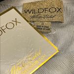 Wildfox Frida Traveler Fringe Oversized Blue White Sweater Poncho Size Small Photo 6