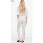 Madewell  Pure White Mid-Rise Kick Out Crop Jeans Size‎ 27 Photo 3