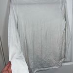 Soma White Spandex Rayon Everyday Necessities Basic Long Sleeve Top Size Medium Photo 3