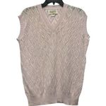 Jantzen Women’s Pink Eyelet Vest Size XL Vintage Lightweight Photo 0