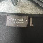 Dress Forum  Woman Size Large Black Flutter Sleeve Mini Wrap Dress Casual elegant Photo 3