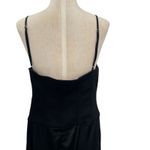 Tiger Mist  Taos Maxi Slip Dress Satin Corset Lace Neck Black Size Large Photo 11