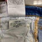 Levi's  501 S High Rise Skinny Jeans Distressed Medium Blue Wash Size 29 Photo 6