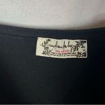 Free People  Intimately Black Square Neck Bodysuit S Photo 4