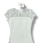 Hello Molly ‎ Downtown Diva Lace Bubble Mini Dress White Photo 2