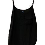 Lucy Love  Black Cami Spaghetti Strap Shirt Lightweight Top Photo 0