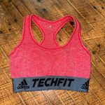 Adidas arch fit heathered red & gray M Athleisure sports bra Photo 0
