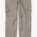 Abercrombie & Fitch Abercrombie and Fitch Curve Love Vegan Leather 90s Relaxed Pants 6 boho grunge Photo 0