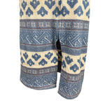 Vintage Night Gear Robe Size L Blue Beige Size L Photo 2