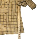 Vintage Young Pendleton 100% Wool Plaid Blazer Jacket Wool Brown Beige Blue 12 Yellow Size undefined Photo 6