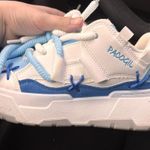 White and blue high tops Size 6.5 Photo 0