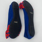 Bamboo  Fabric Ballet Flats Sz 7 UF Gators Polka Dot Bow Pinup Bold Tailgate Photo 9