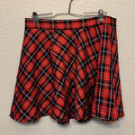 SheIn  buffalo Plaid mini skirt sz L holiday Christmas academia schoolgirl preppy Photo 0
