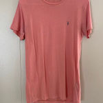 ALLSAINTS Coral Pink Crewneck T-Shirt Women’s Size XS Soft Lightweight Tee Photo 0