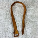 Vintage Leather Bright Woven Camel Belt Sz 30 Tan Photo 8