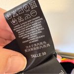 Cop Copine Black Teal Zip Up Pencil Skirt Womens 6 Modest Straight Fall Photo 2