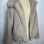 Say What? Say What Faux Fur Bomber Coat Jacket Juniors Size XL Cozy Fuzzy Photo 2