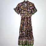 Tuckernuck Mille Victoria Secret Garden Dress Black Floral Sz 12 / XL Photo 2