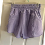 Lululemon Size 8  Lilac Smoke Track That High-Rise 3" Lined Short Photo 1