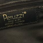 Vintage Peruzzi Black & Brown calfskin Crossbody Handbag Women's Bag Photo 6